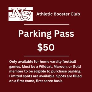 Athletic Booster Club Member Parking Pass