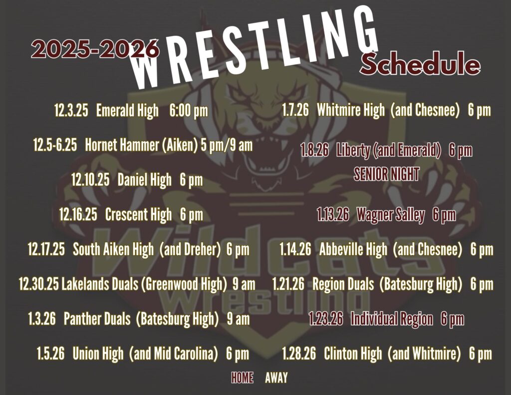wrestling schedule